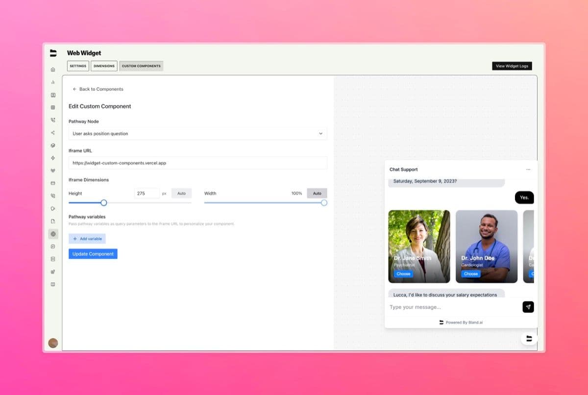 Custom Widget Components — screenshot 1