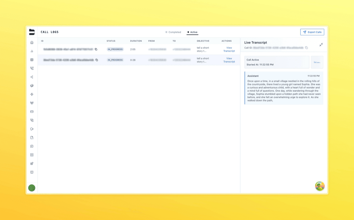 Live Call Monitoring — screenshot 1