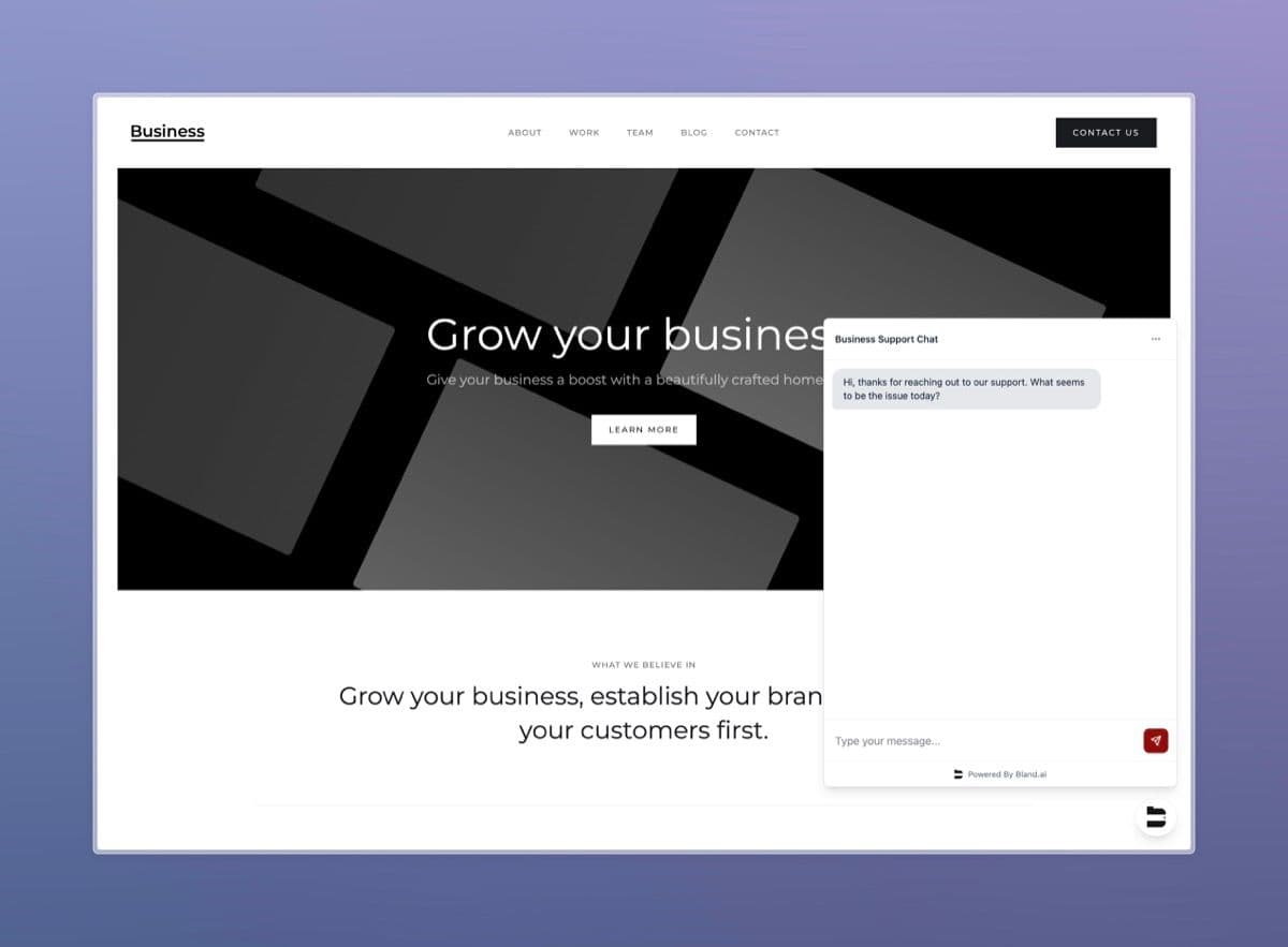 Web Widget — screenshot 3