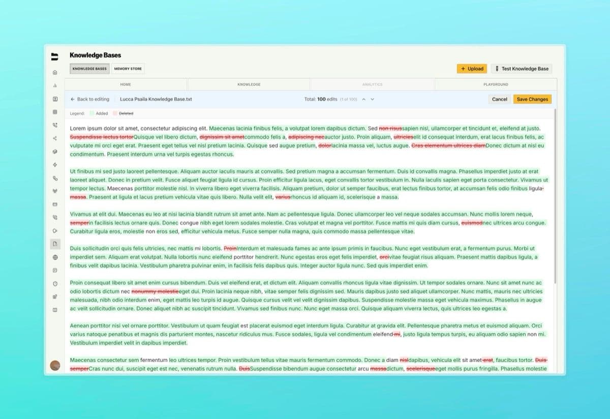 Knowledge Base Editing — screenshot 2